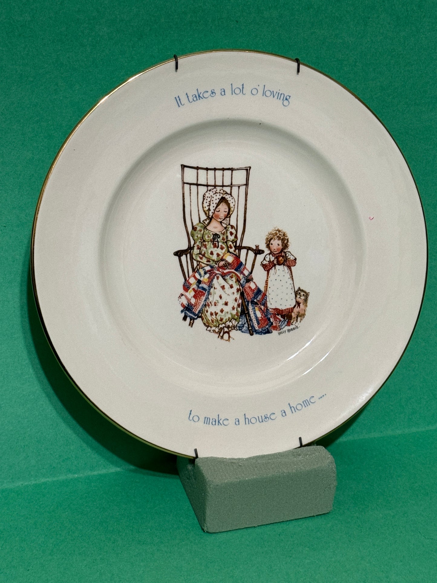 Holly Hobbie Freedom Series "It takes a lot ..." Plate - 1776-1976 Vintage