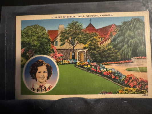 Home of Shirley Temple Postcard 121 VINTAGE