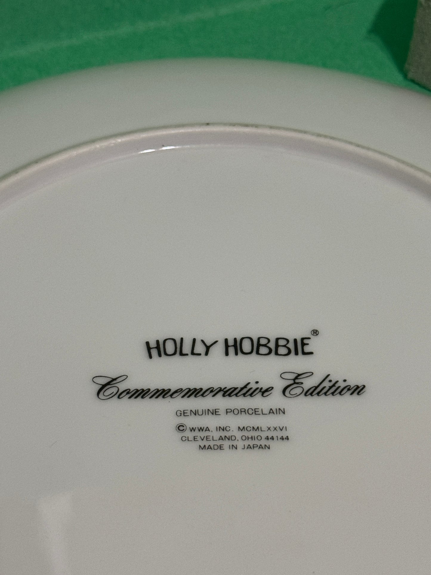 Holly Hobbie Commemorative "A Mother’s Love …" Plate - 70s Vintage