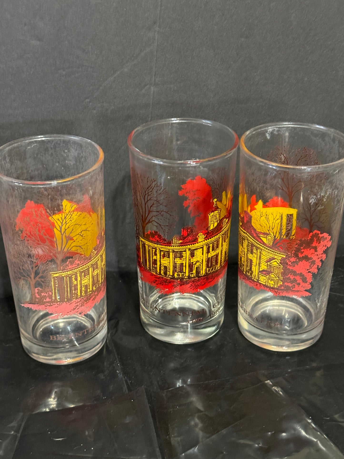 Bicentennial Celebration Tumblers A&P PB ‘76 Vintage