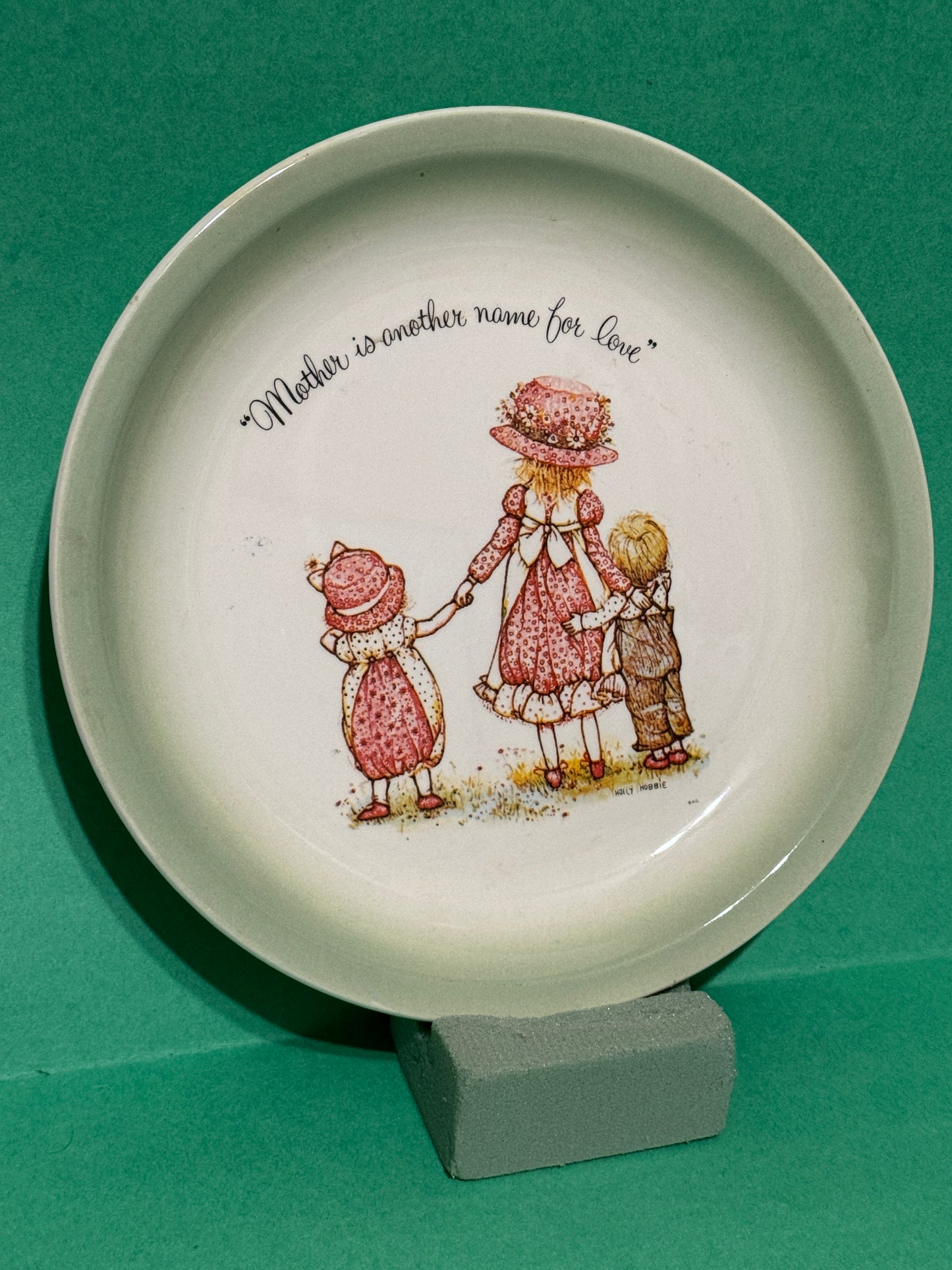 Holly Hobbie Collector's Plate "Mother is Another Name For Love" - ‘72 Vintage