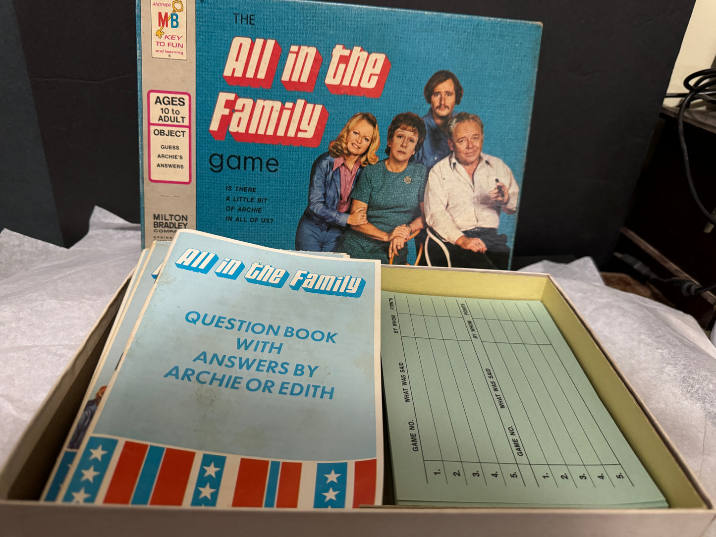 All in the Family Board Game 1972 VINTAGE