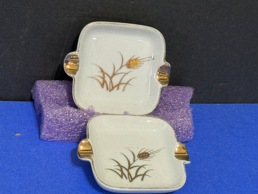 Lefton's Set of 2 Personal Ash Trays - Vintage