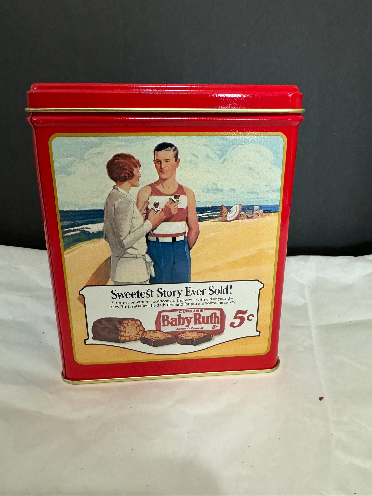 Baby Ruth Tin 1920 Advertising - NEW