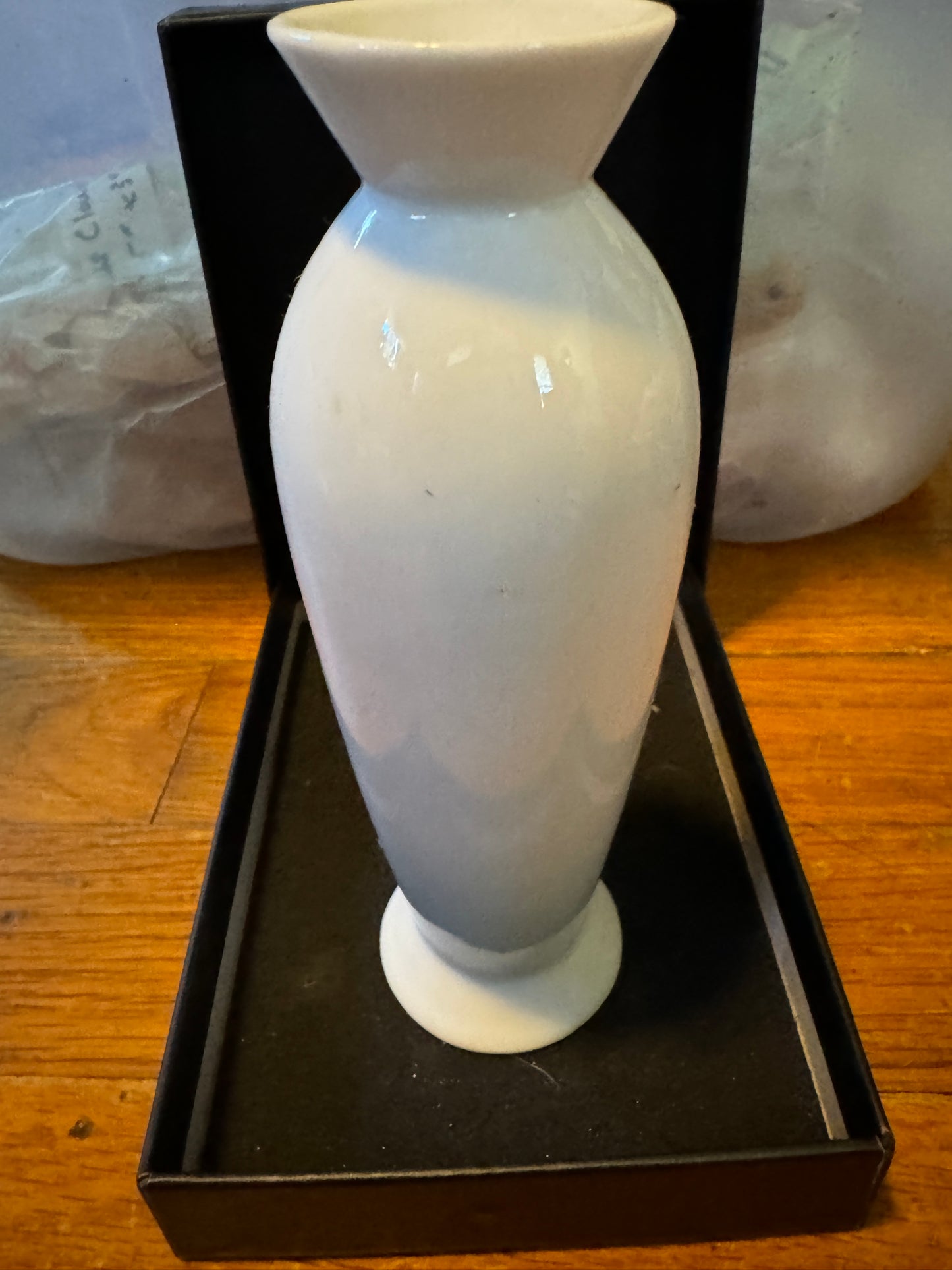 Bud Vase Lefton Japan Painted with Flowers Exclusive Vintage