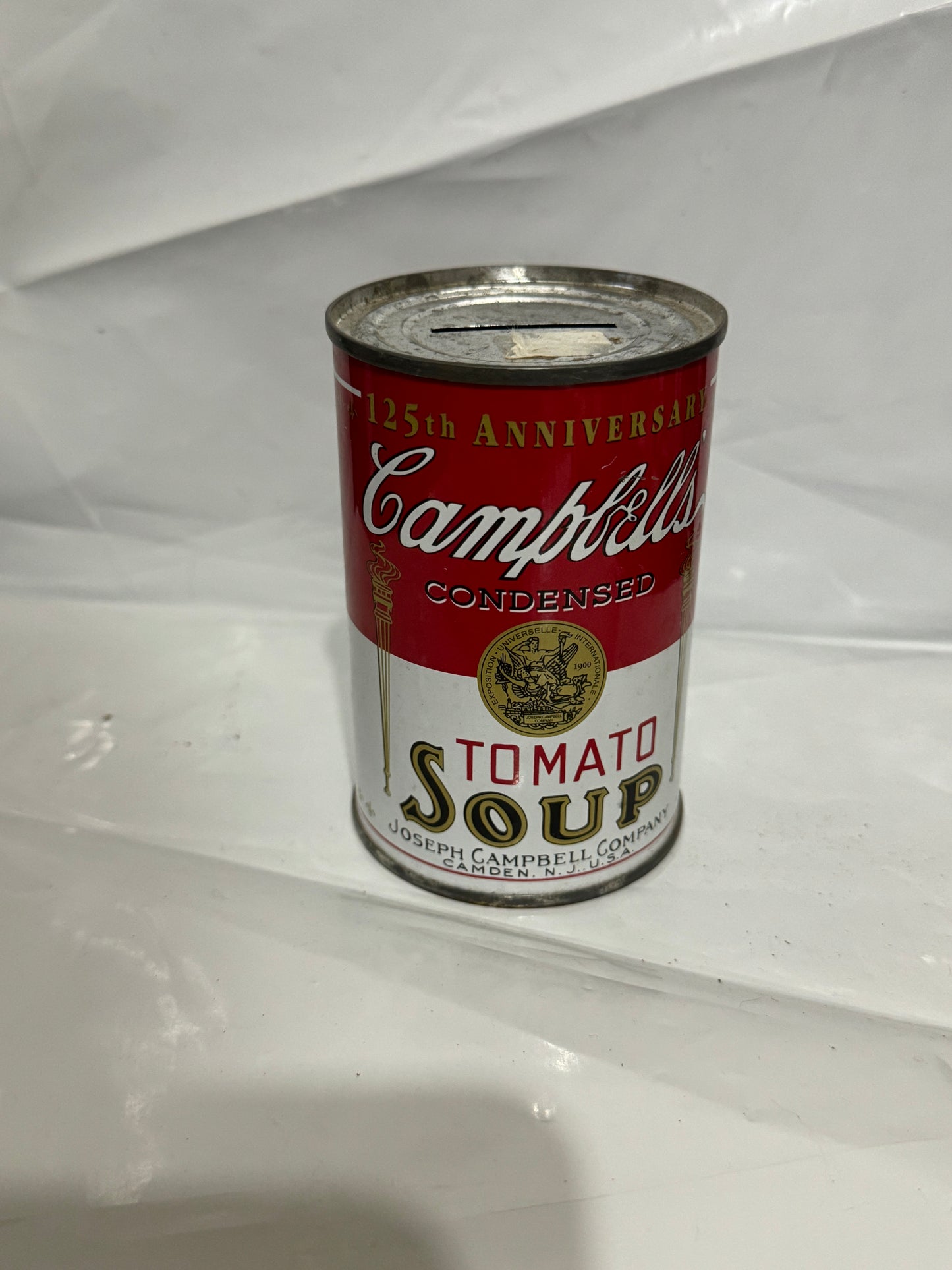 Campbell's Tomato Soup Coin Bank 25TH Anniversary 1994- Vintage