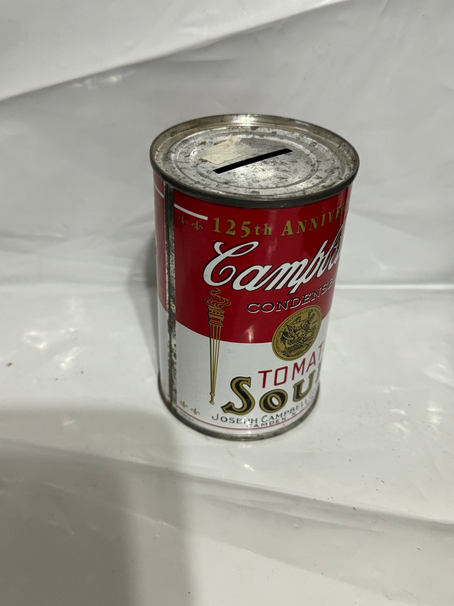 Campbell's Tomato Soup Coin Bank 25TH Anniversary 1994- Vintage