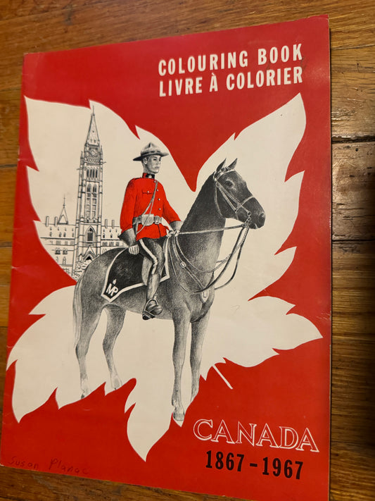 Canada 1867-1967 Colouring Book Unused 1966