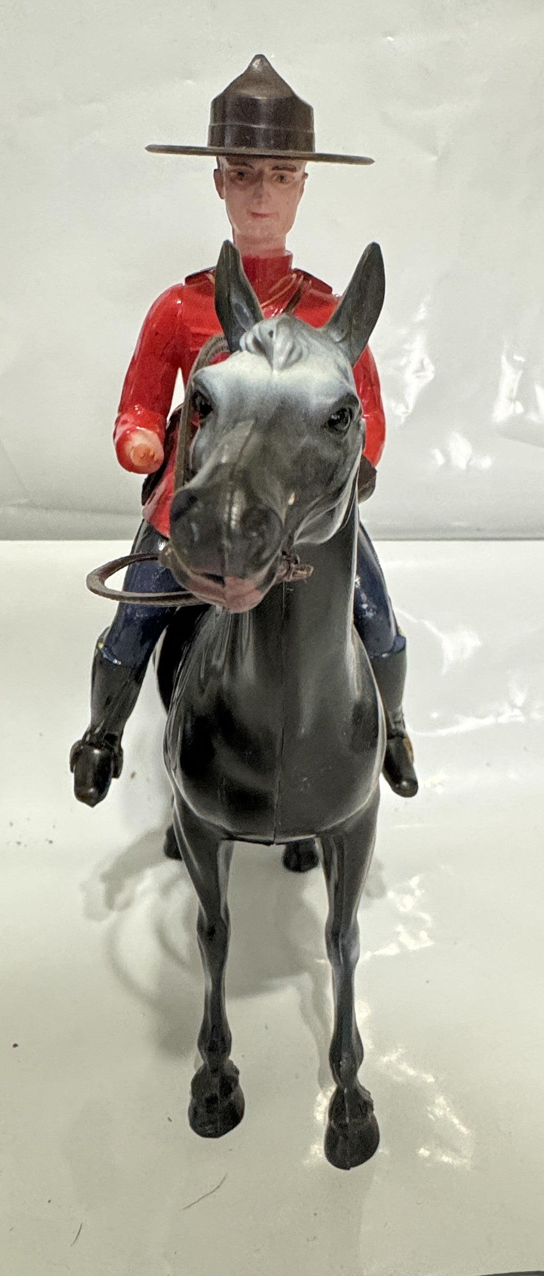 Canadian Mountie Police Solder Rider Horse Saddle Figure Tadoussac PQ Hong Kong