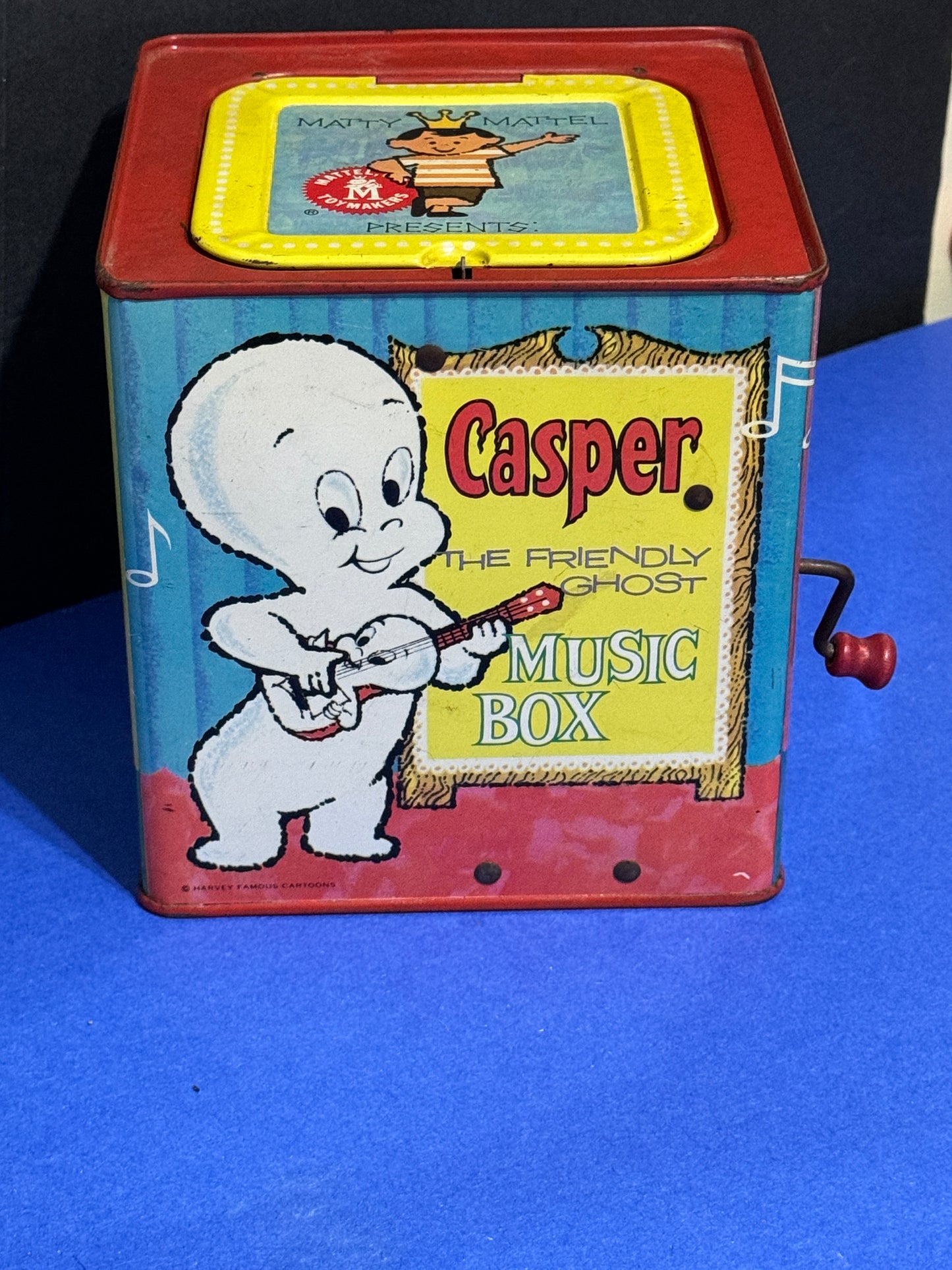 Casper The Friendly Ghost Music Box Mattel 1961 - Vintage