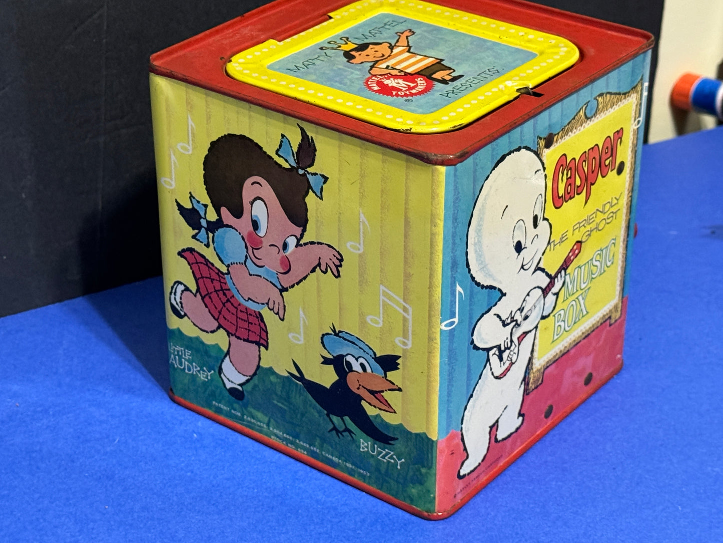 Casper The Friendly Ghost Music Box Mattel 1961 - Vintage