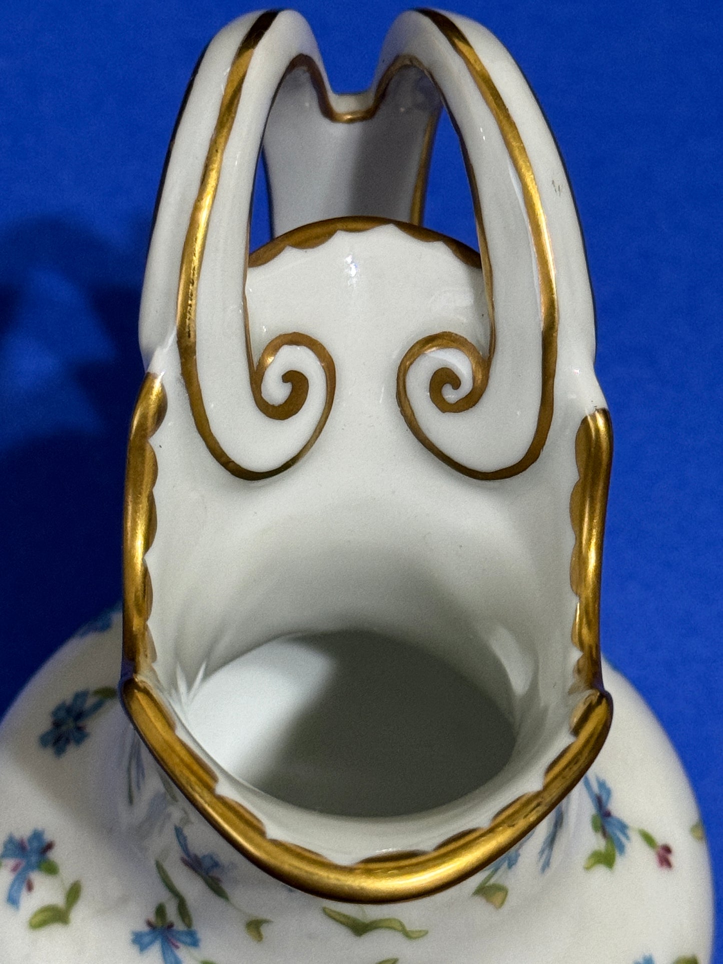 Mini Ceramic Pitcher By The Franklin Mint - Vintage