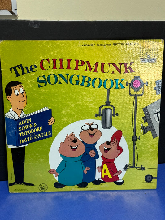 The Chipmunks "Song Book" Liberty Mono LP 1960s - VINTAGE