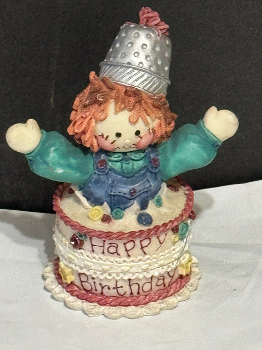 Happy Birthday Raggedy Doll - Very Cute!