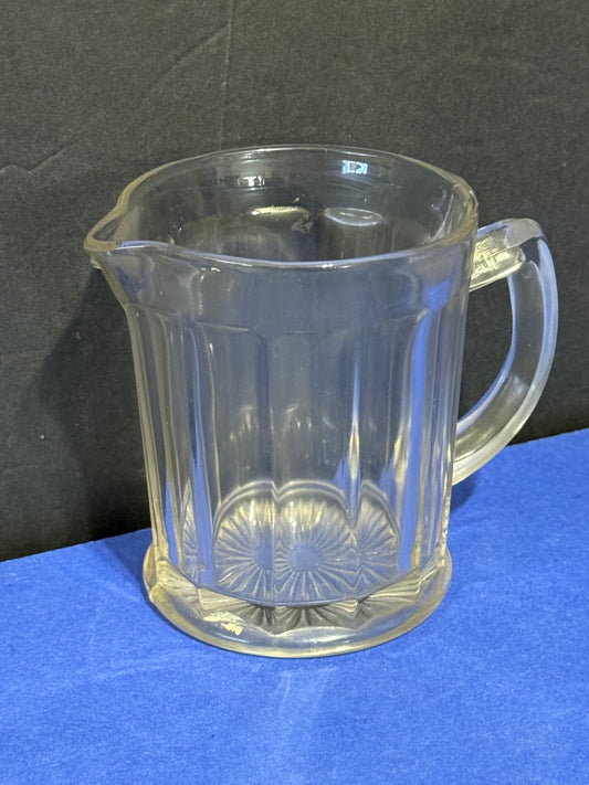 Colonial Style Panels Clear Glass Creamer Anchor Hocking - VINTAGE