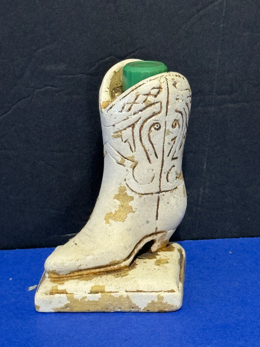 Miniature Cowboy Boot Bottle - VINTAGE