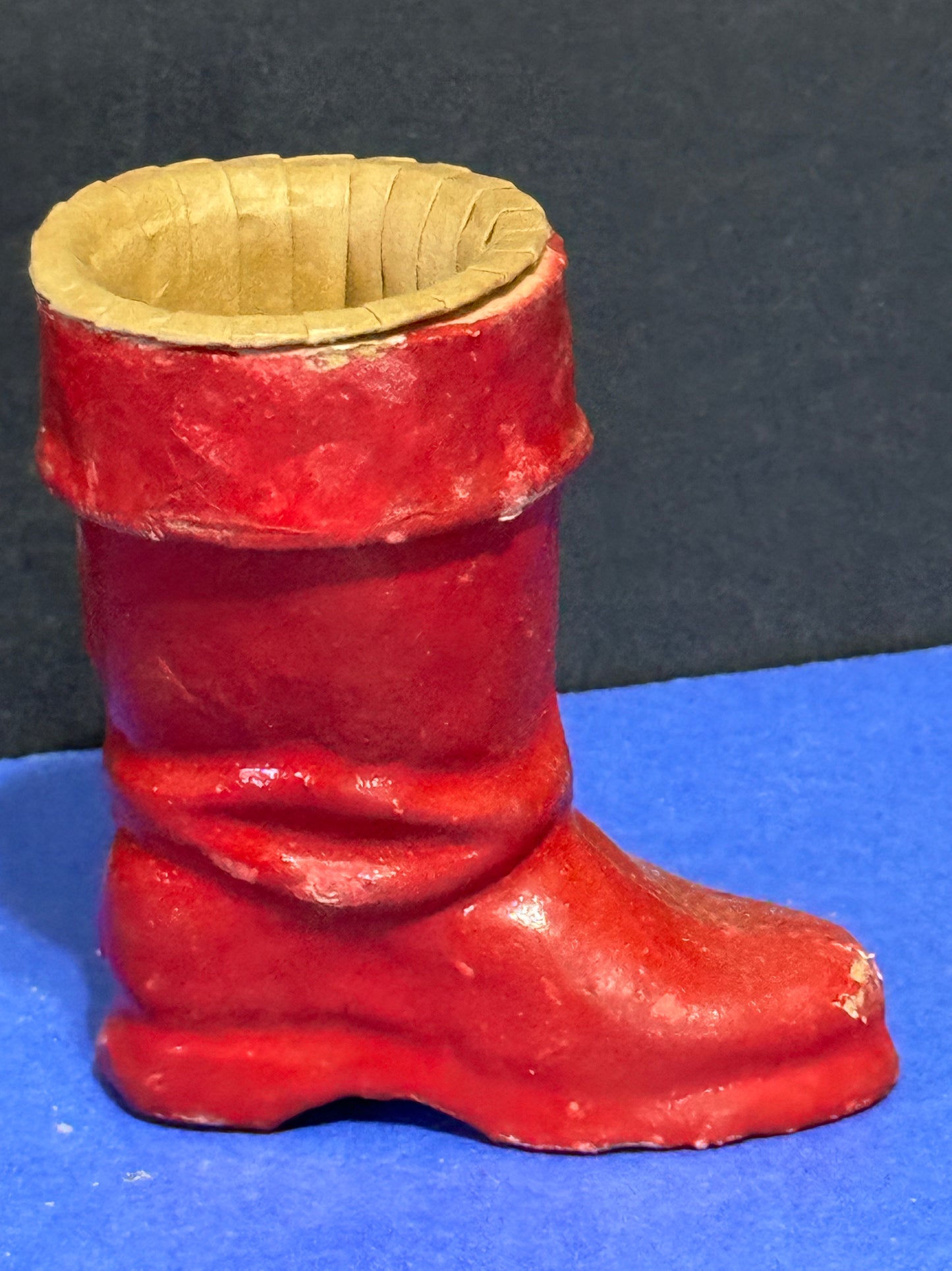 Red Cowboy Miniature Boot - VINTAGE