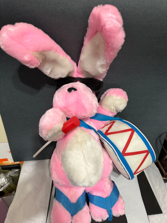 Pink Energizer Bunny Plush Promotional Display 24" (NEW) 1996 Vintage