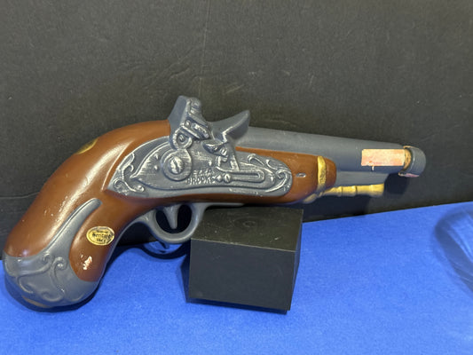 Rare 1970 Ezra Brooks Pistol Decanter - empty - VINTAGE