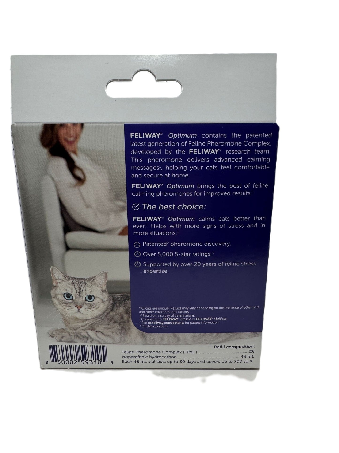 Feliway Optimum Enhanced Calming Diffuser and refill