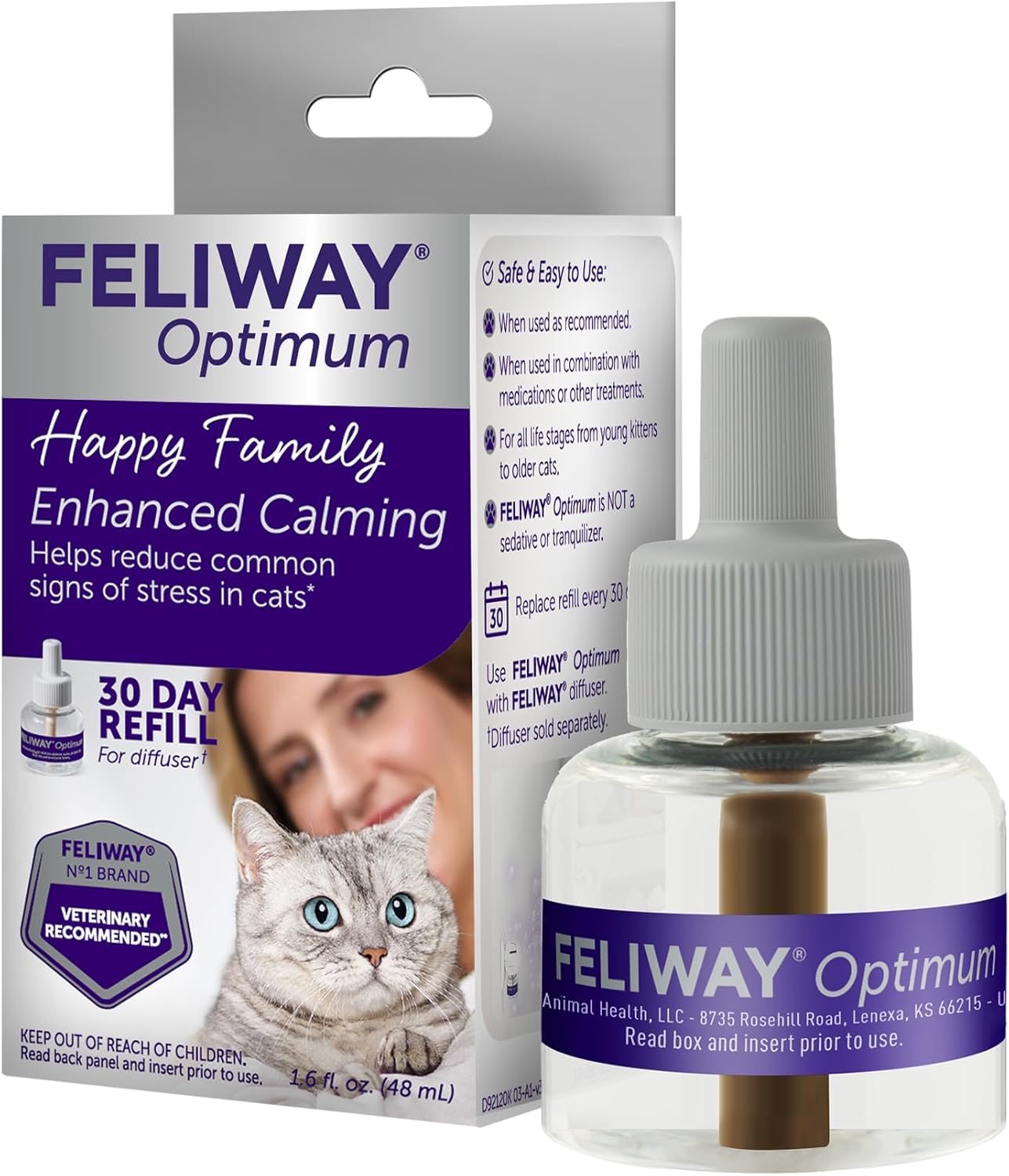 Feliway Optimum Enhanced Calming 30 day refill