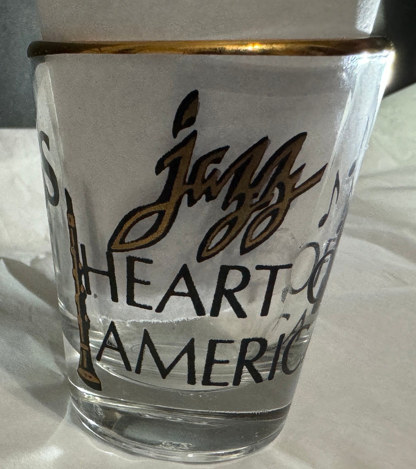 Heart of America Jazz Kansas Coty Shot Glass