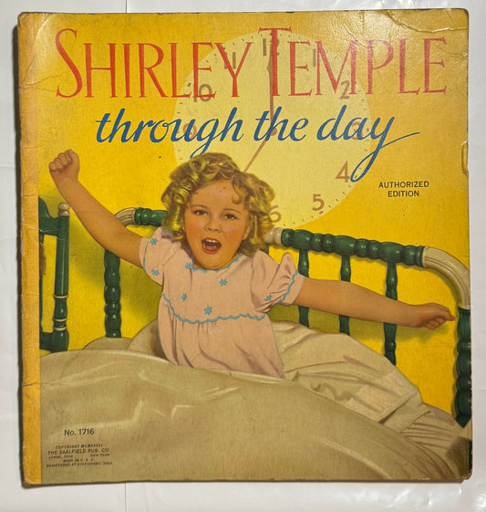 Shirley Temple Through The Day Book 1936 Vintage