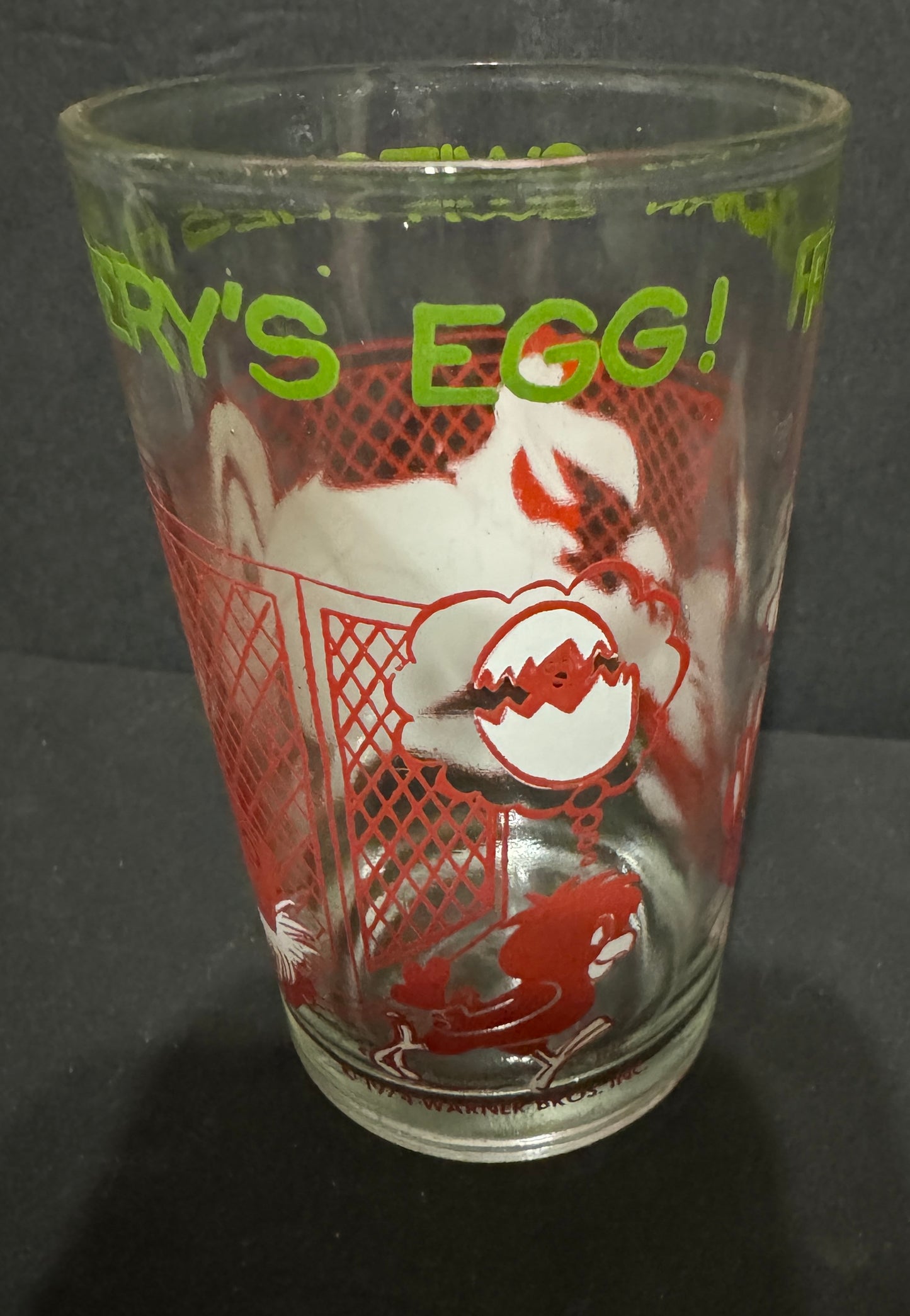 Foghorn Leghorn Welch's Jelly Glass Warner Bros cartoon 1974