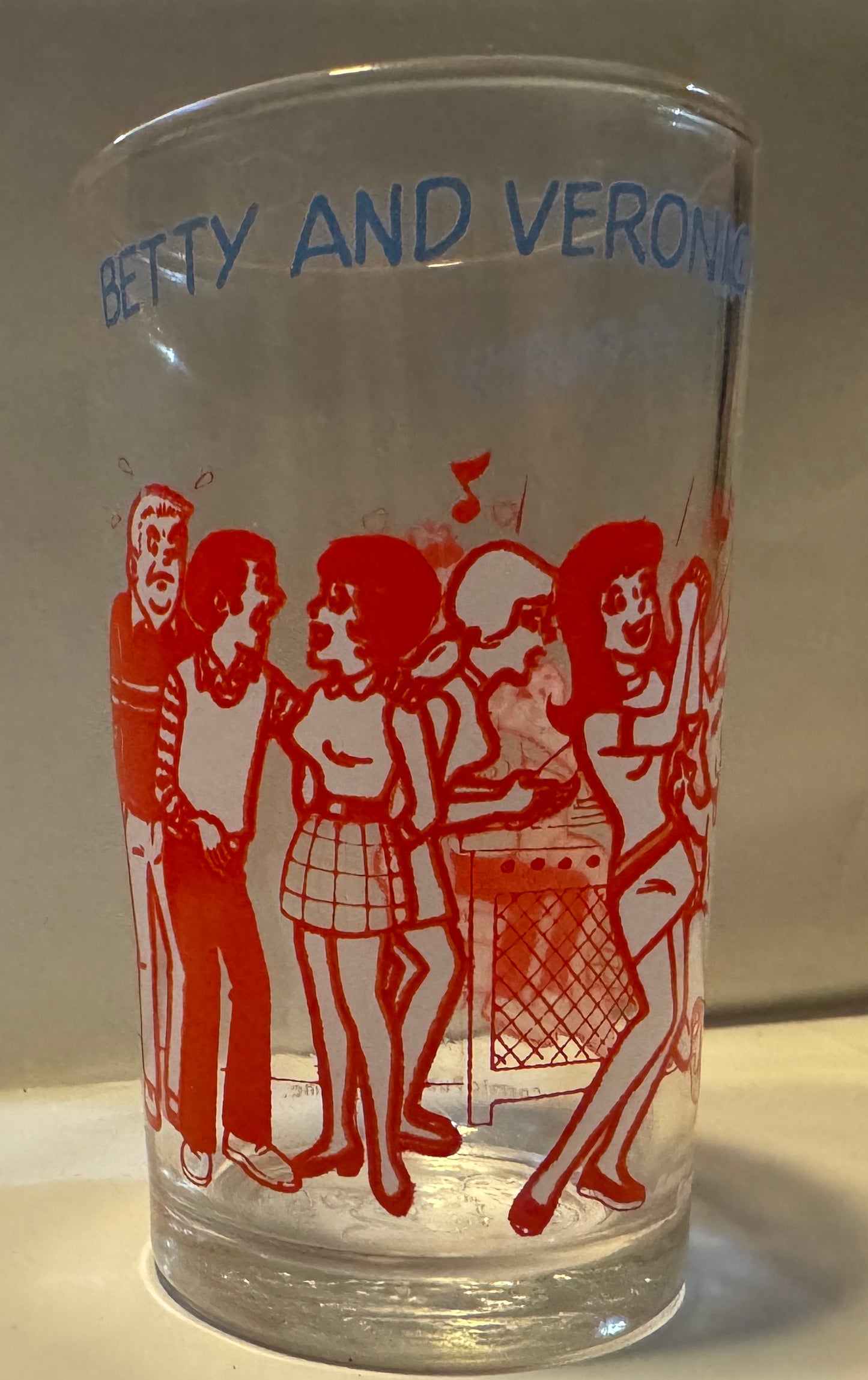 Archie Comics Vintage Welch's Jelly Glass 1971 Embossed Bottom Various