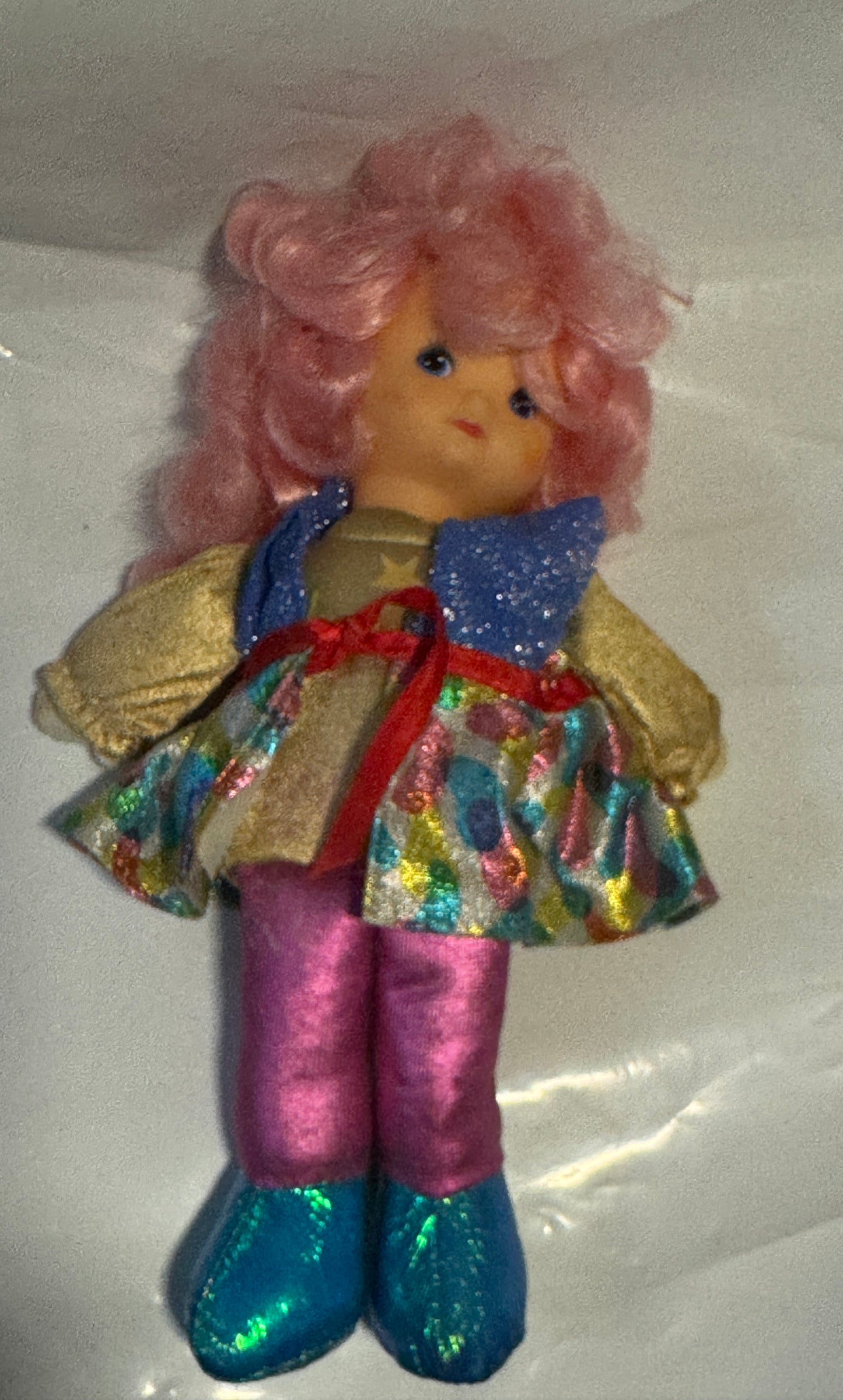 Doll with Pink Hair Caen Toys Vintage