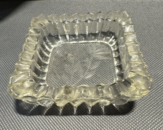 Crystal Trivet Dish - Vintage