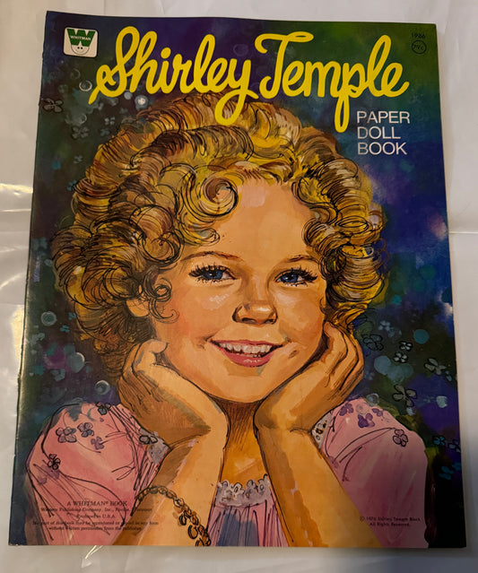 Shirley Temple Black 1976 Uncut Paper Doll Book Vintage