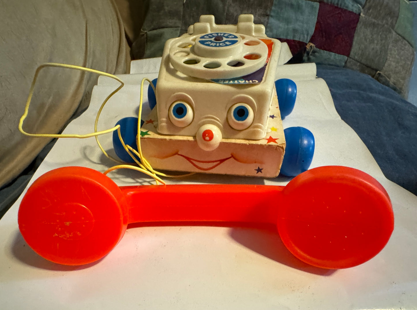 Chatter Box Pull Along Telephone Fisher Price Vintage 1961-1985