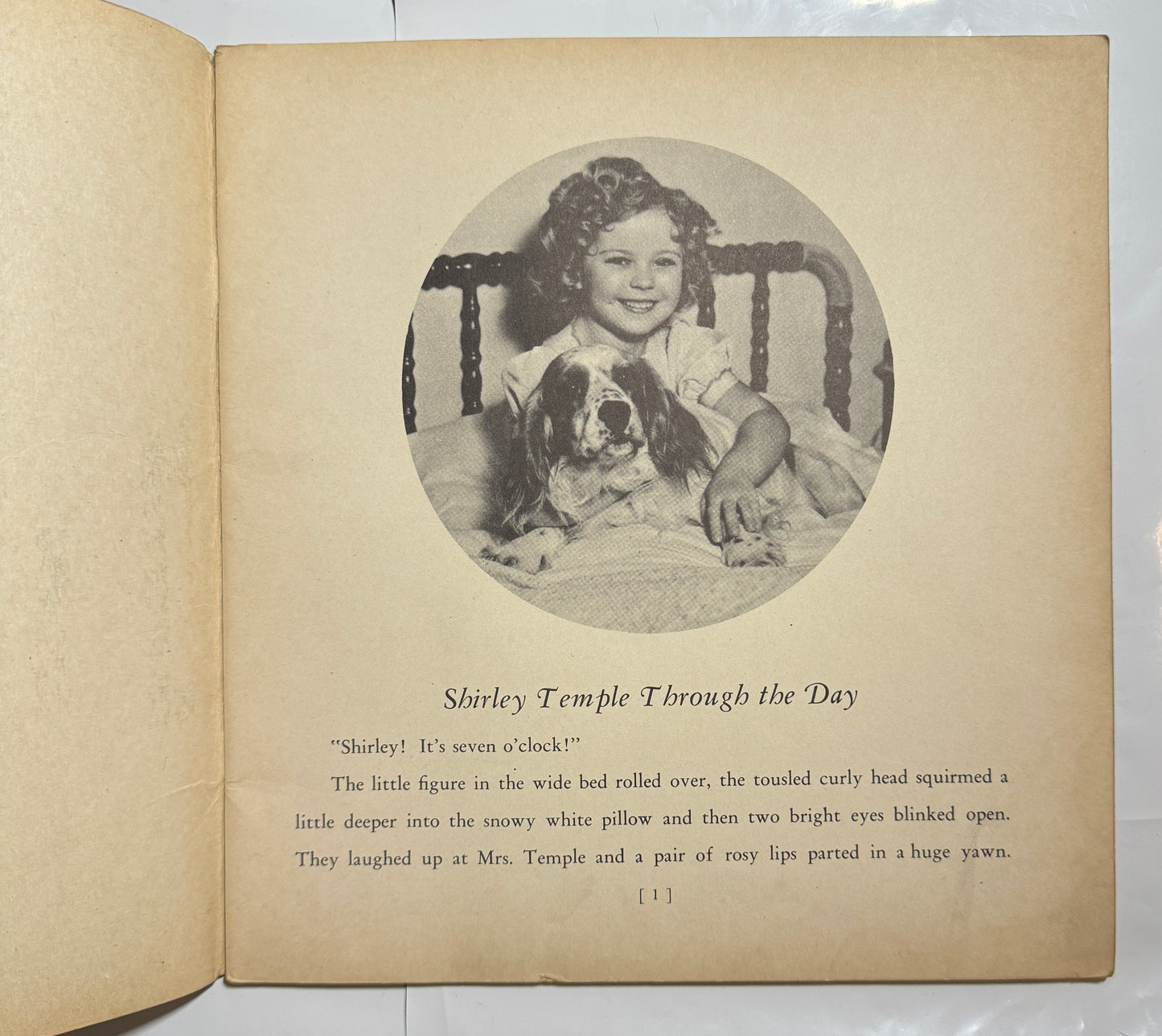 Shirley Temple Through The Day Book 1936 Vintage