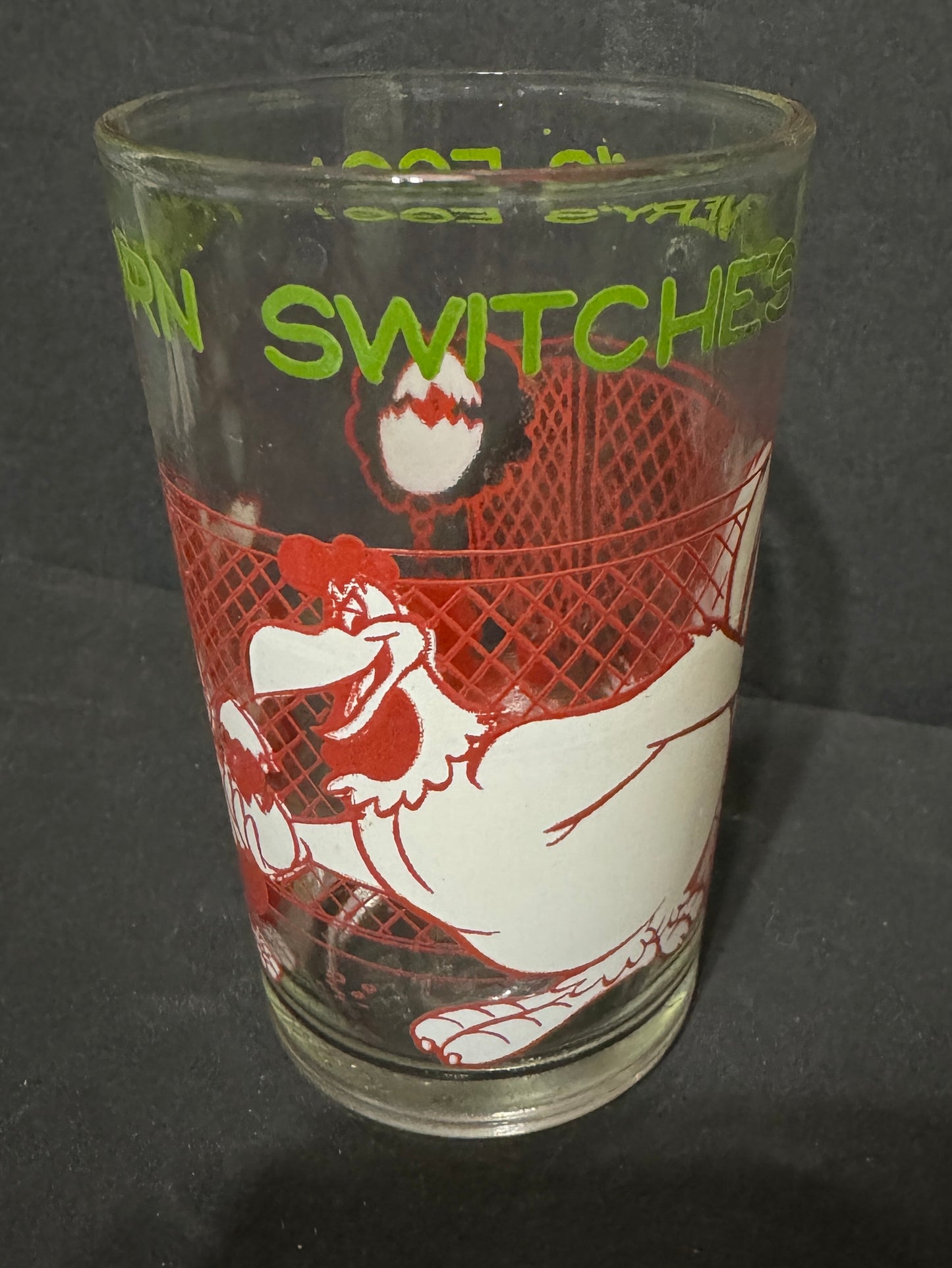 Foghorn Leghorn Welch's Jelly Glass Warner Bros cartoon 1974