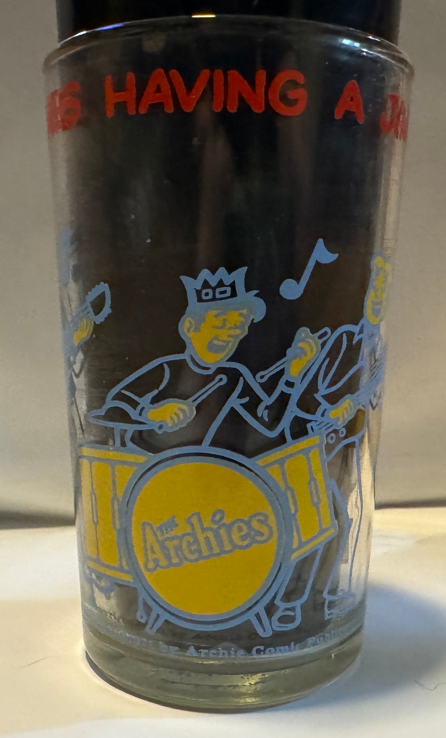 Archie Comics Vintage Welch's Jelly Glass 1971 Embossed Bottom Various