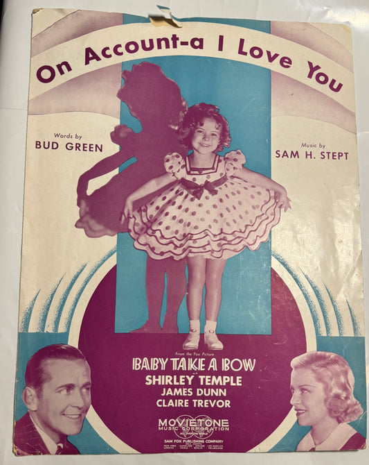 On Account- I Love You - Shirley Temple 1934