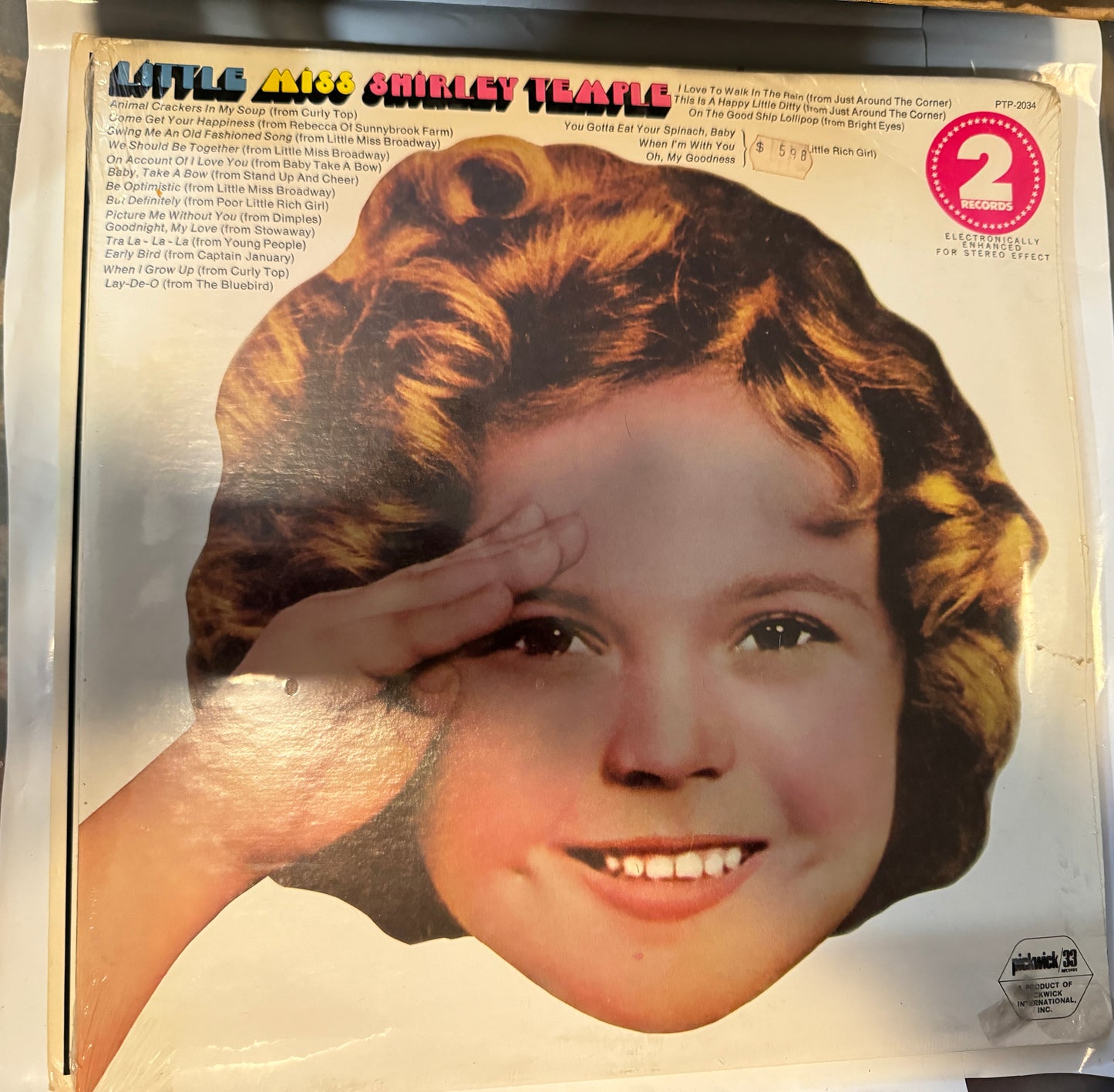 Little Miss Shirley Temple Two Records Set Album