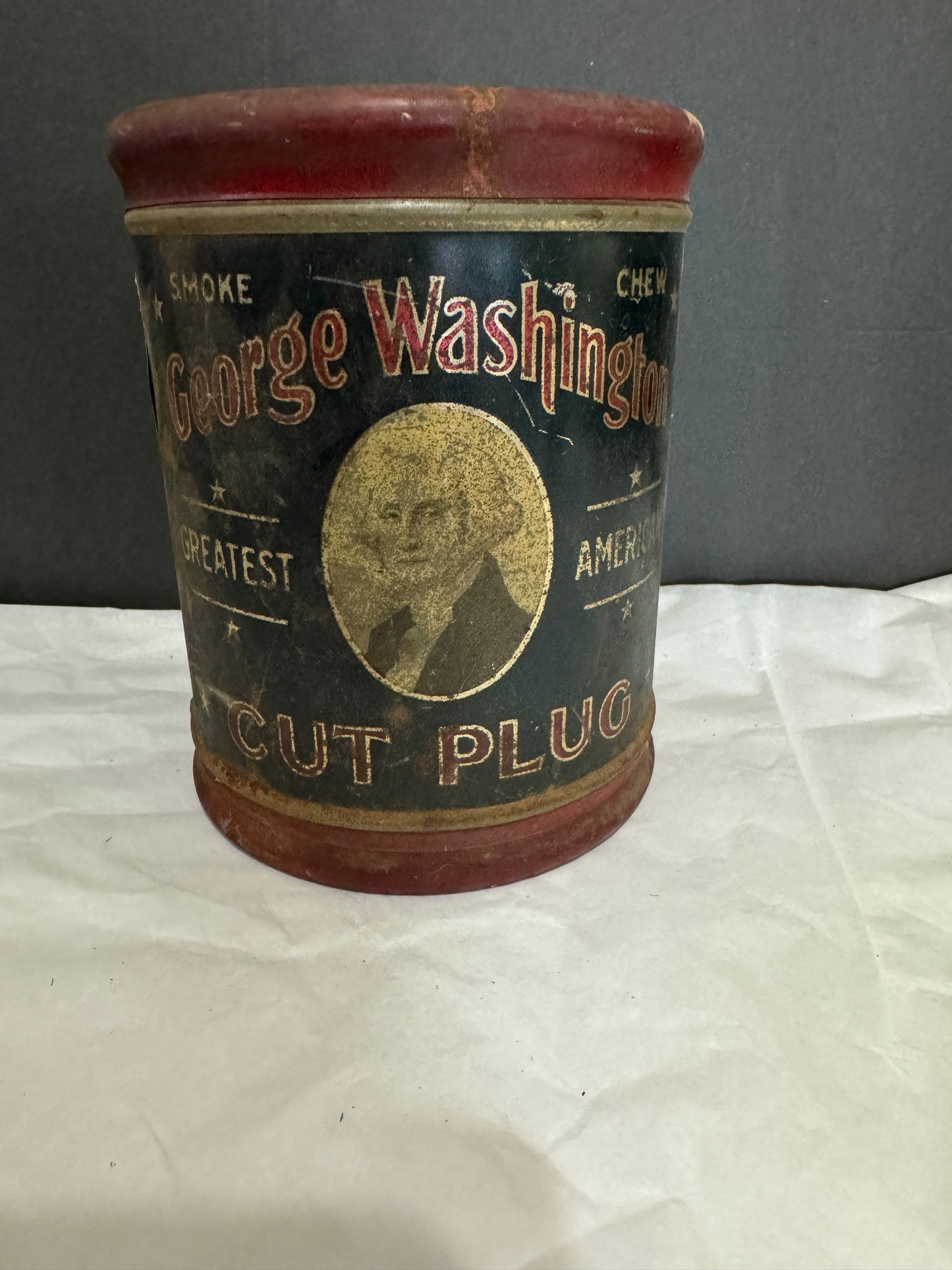 George Washington Cut Plug Tobacco RJ Reynolds 1900s