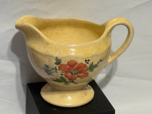 Hand Painted Floral Creamer - Vintage