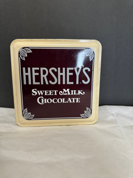 Hersheys 1990 Chocolate Tin 1912 Repr.  1st Ed. Signed VINTAGE