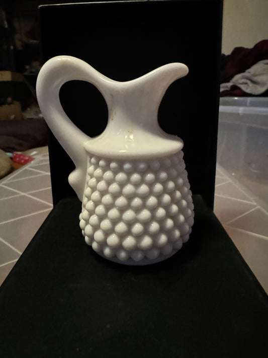 Hobnail Creamer Milk Glass Westmoreland Vintage