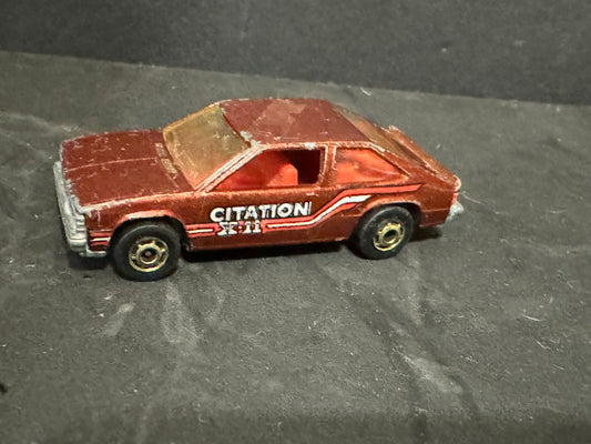 Hot Wheels Citation X11 1980 VINTAGE