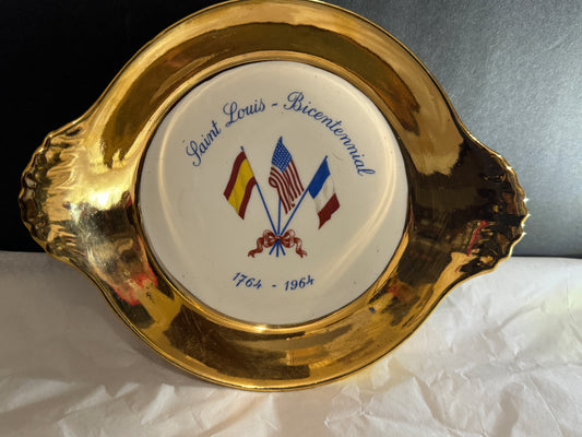 St. Louis Bicentennial 1764 - 1964 Vintage Dish