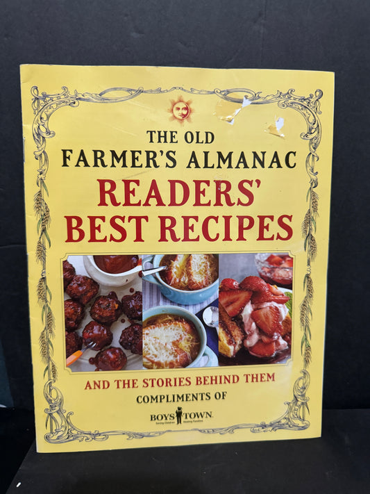 The Old Farmer's Almanac Readers' Best Recipes Booklet Boys Town *2022 edition