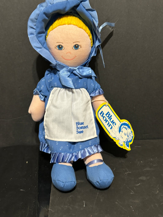 Blue Bonnet Sue Margarine by Dakin Vintage Doll New with Tag