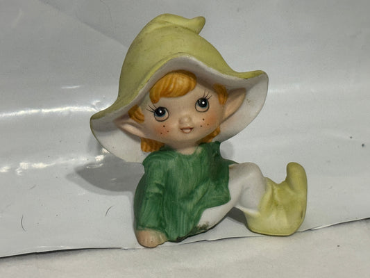 Pixie Bisque Figurines Homeco - VINTAGE