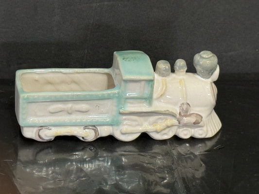 Train Planter 1950s Locomotive Decor Vintage