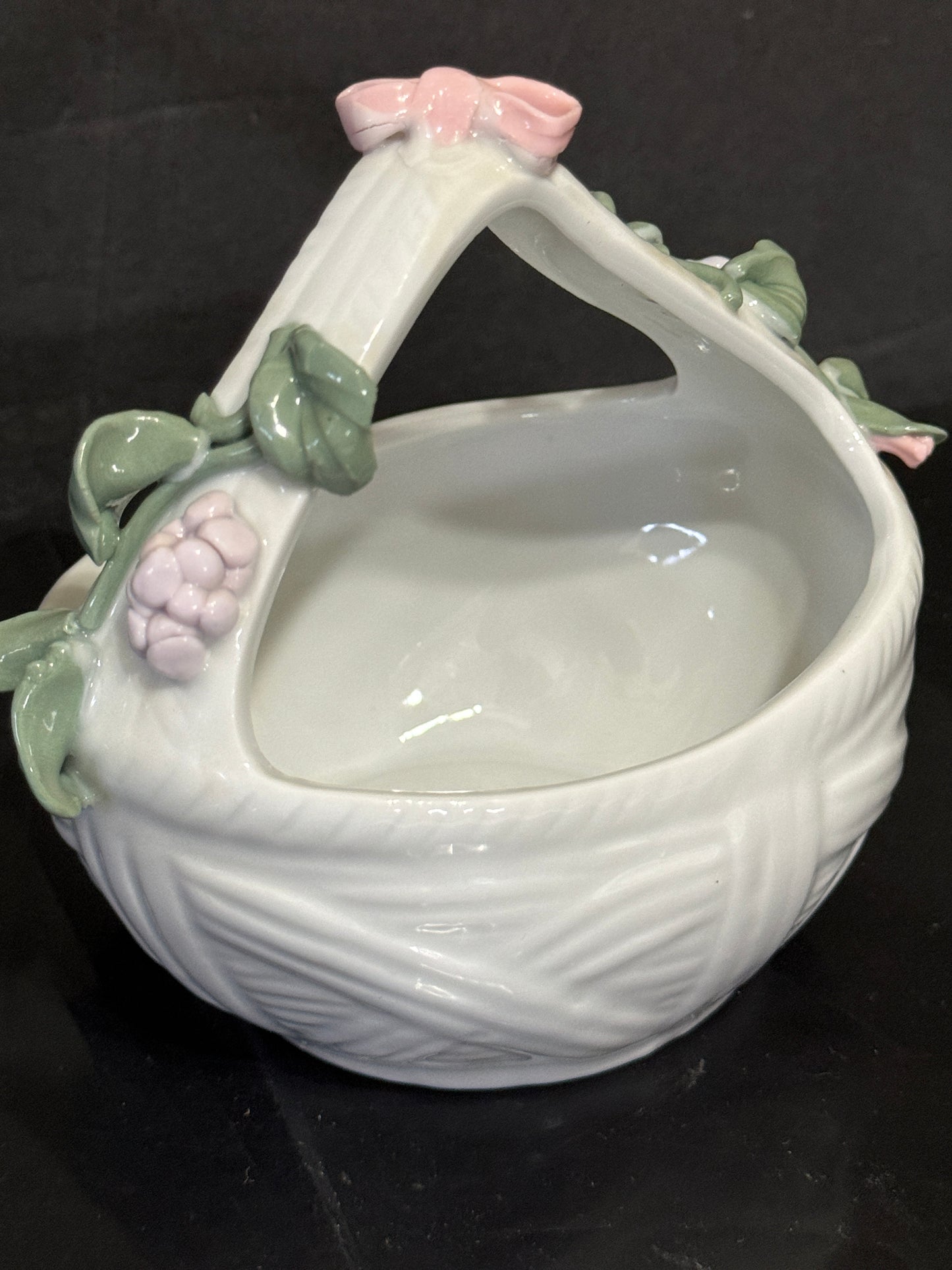 Porcelain Easter Basket - Vintage