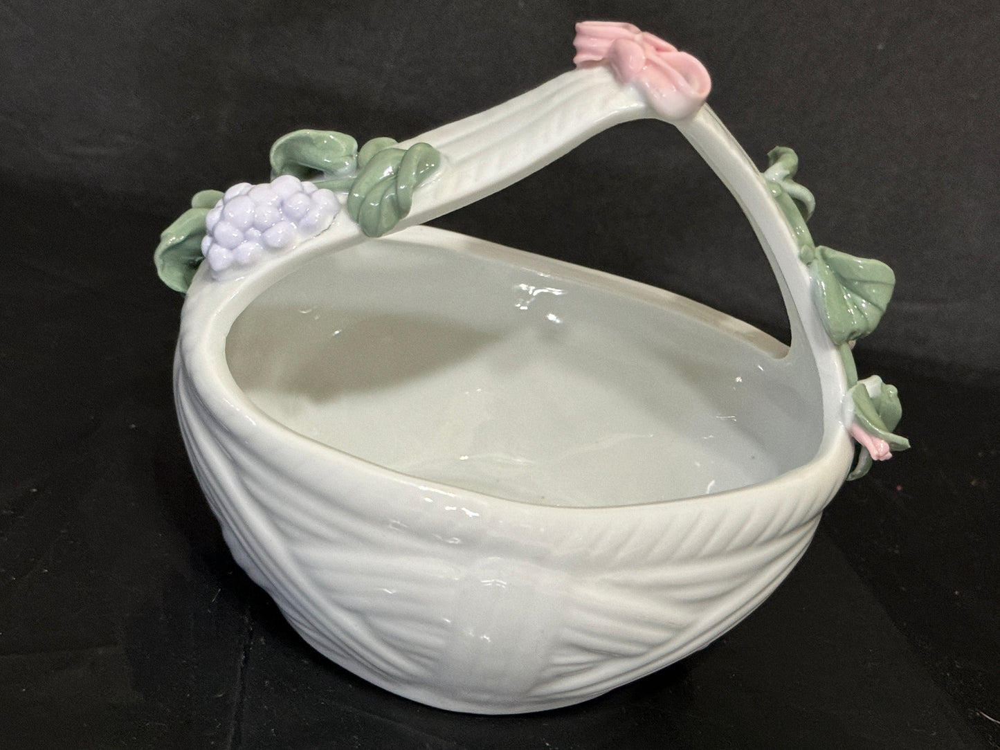 Porcelain Easter Basket - Vintage